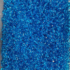 Perles de rocaille bleu turquoise transparentes 4mm — Mosaic Dream