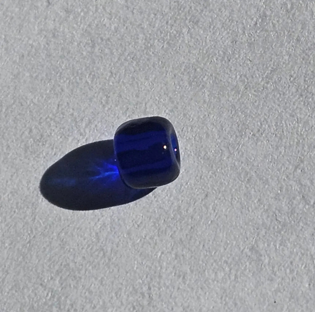 Perles bleu roi 4mm — utilisation en lampe mosaïque