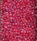 Perles de rocaille rouge nacré rainbow AB 4mm — Mosaic Dream
