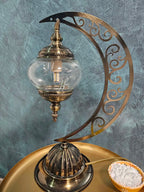 Lampe lune mosaïque orientale lumineuse création artisanale belge MOSAÏC DREAM