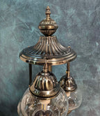 Pièce maîtresse lampe mosaïque 3 globes spectaculaire à créer en atelier artisanal 3 heures