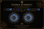 Motif Étoile d’Orient pour kit DIY lampe mosaïque