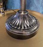 Pied lampe mosaïque turque 3 globes argenté