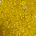 Tesselle de verre jaune carré 8 mm pour globe lampe mosaïque – Mosaic Dream