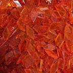 Tesselle de verre orange losange 8 mm pour globe lampe mosaïque – Mosaic Dream