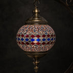 Lampe lune mosaïque veilleuse – dimensions et caractéristiques fond noir – Mosaic Dream